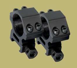 Centerpoint Optics WEAVER Mounts for 1 inch Scope LOW 2 piece